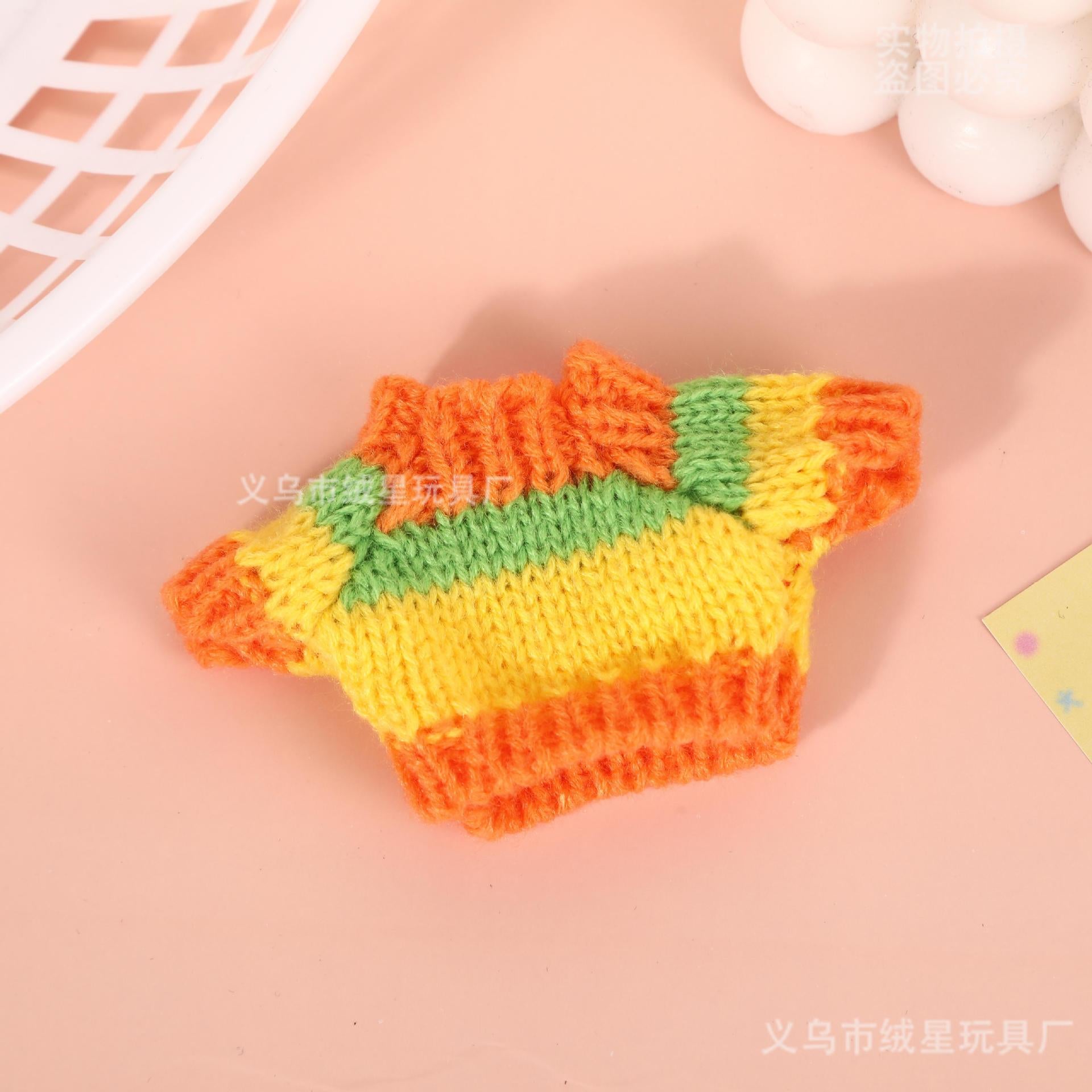 Wholesale Creative Cotton Sweater Doll Accessories Little Clothes for Cotton Dolls Dog Leader Costume Toy Series Life Category